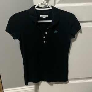 Aeropostale Black Womens Polo